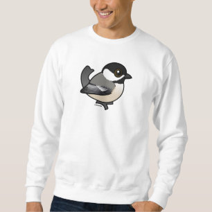 Svart-capped Chickadee Lång Ärmad Tröja