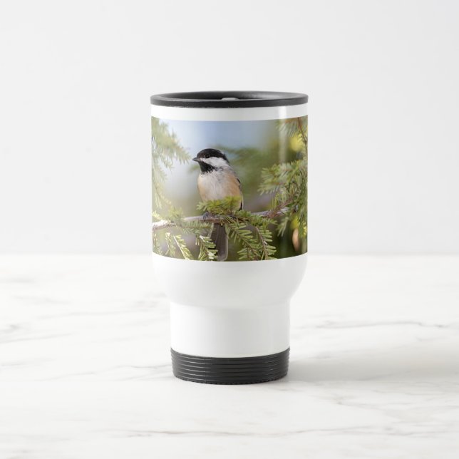 Svart Capped Chickadee Resemugg (Center)