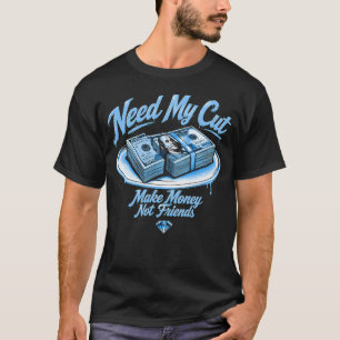 Svart Carolina 5 AJ5 Snikar Match Behöver Min Del T Shirt