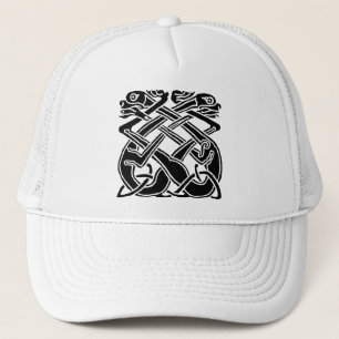 Svart Celtichundar Truckerkeps
