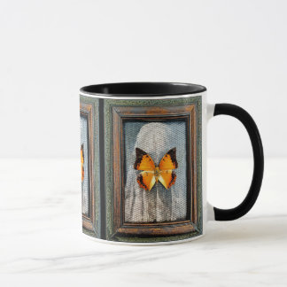 Svart Charaxes Butterfly Coffee Mugg NV2