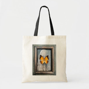 Svart charaxes Butterfly Tote Bag Tygkasse