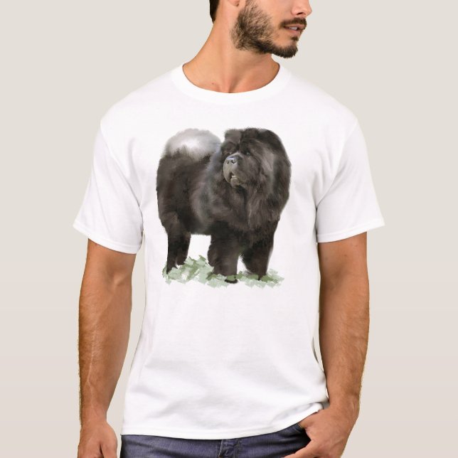 svart chassi t-shirt (Framsida)