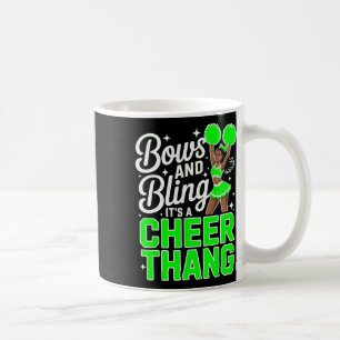 Svart Cheerleader Bugar Cheer Melanin Cheerleading Kaffemugg