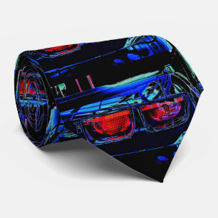 Svart Chevrolet Camaro ZL1 svanljus och dekal, Slips