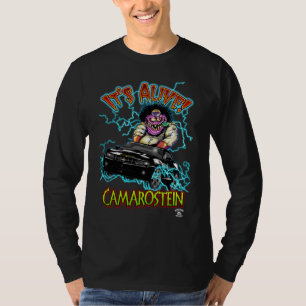 Svart Chevy Camaro SS långärmad T-shirt