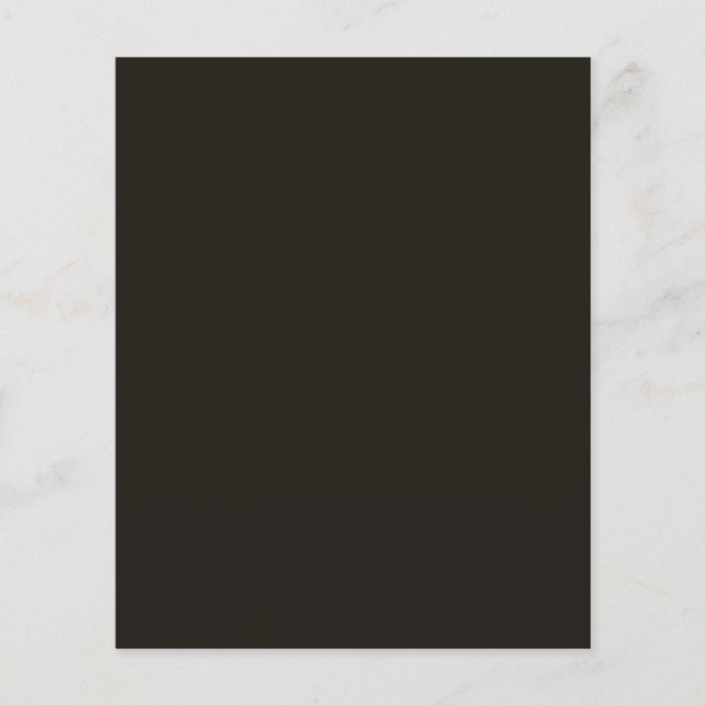 Svart choklad (massiv färg) flygblad (Framsidan)