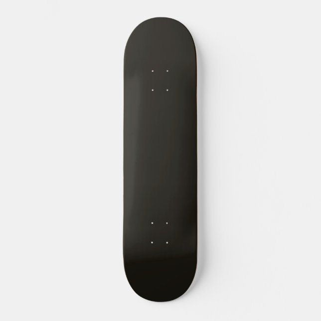 Svart choklad (massiv färg) mini skateboard bräda 18,5 cm (Framsida)
