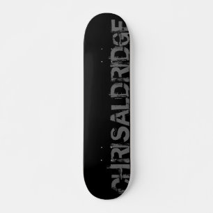 SVART CHRISALDRIDGE SKATEBOARD BRÄDA 19,5 CM