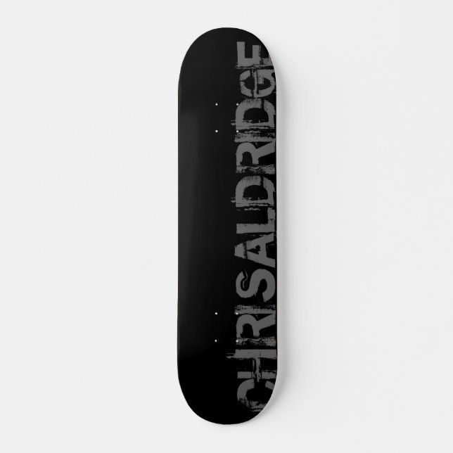 SVART, CHRISALDRIDGE SKATEBOARD BRÄDA 19,5 CM (Framsida)