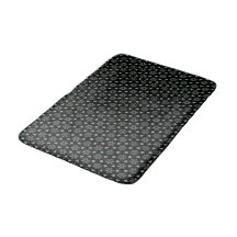 Svart cirkulär delight Bath Mat