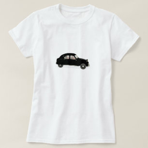 Svart Citroën 2CV Tee