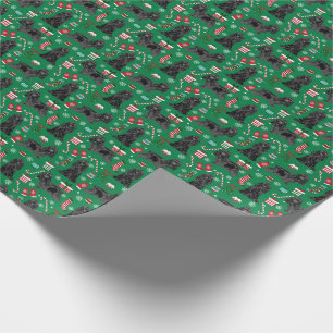 Svart Cocker Spanska hund christmas Presentpapper