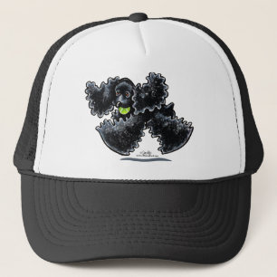 Svart cockerspanielSpaniellek Keps