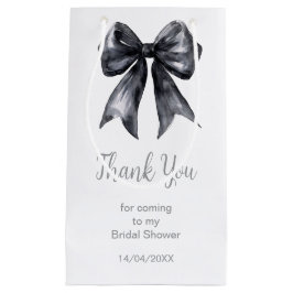 Svart Coquette Bow Bröllopsfest