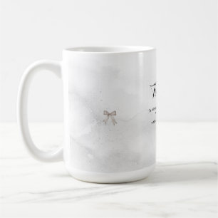Svart Coquette Minimalistisk Elegant 50-årsdag Kaffemugg