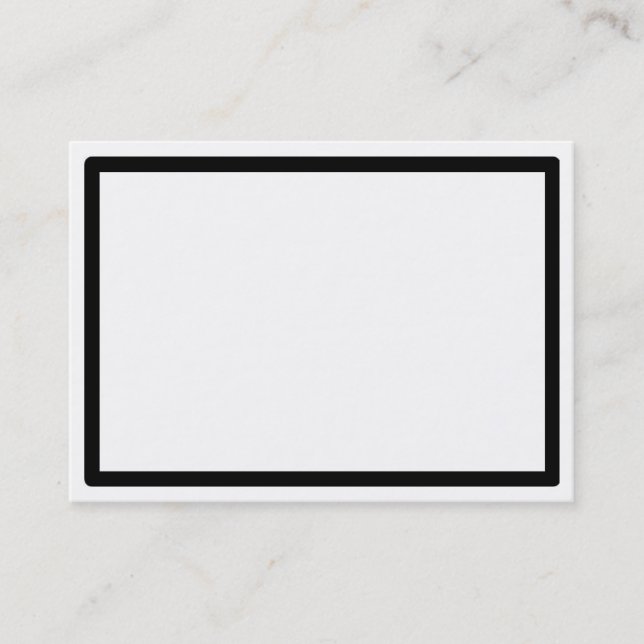 Svart cordervisitkortar för CFR- Visitkort (Framsida)