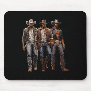 Svart Cowboy Western Rodeo Melanin Svart Historia Musmatta