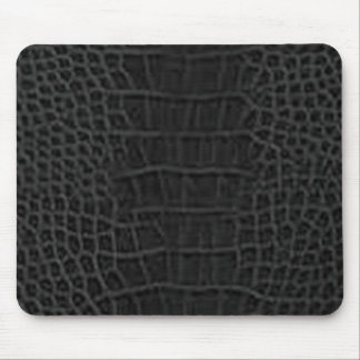 Svart Croc mousepad Musmatta
