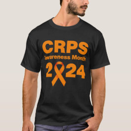 Svart CRPS-medvetenhet 2024 T Shirt
