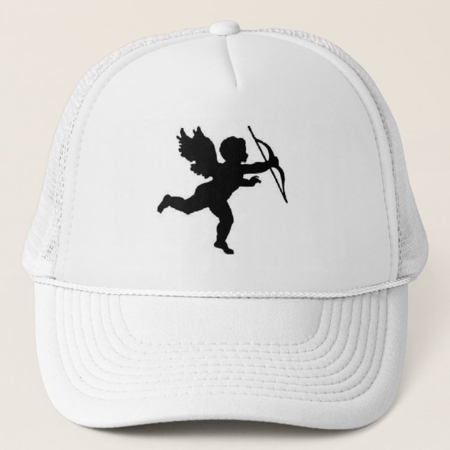 Svart Cupid-hatt Keps (Framsida)