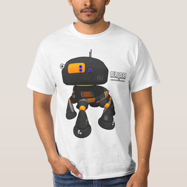 Svart CV08 Tee (Framsida)