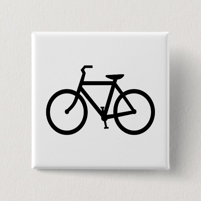 Svart cykelrutt knapp (Framsida)