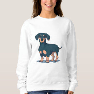 Svart Dachshund T Shirt