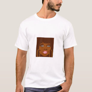 svart dam t-shirt