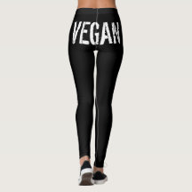 SVART DAMASKER "FÖR VEGAN" LOGOTYP