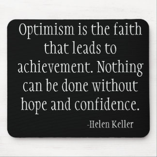 Svart dator Mousepad (Helen Keller) Musmatta