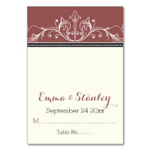 Svart dekorationskort för gräns marsala