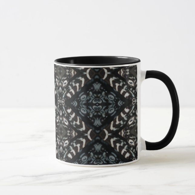 Svart designmugg mugg (Höger)