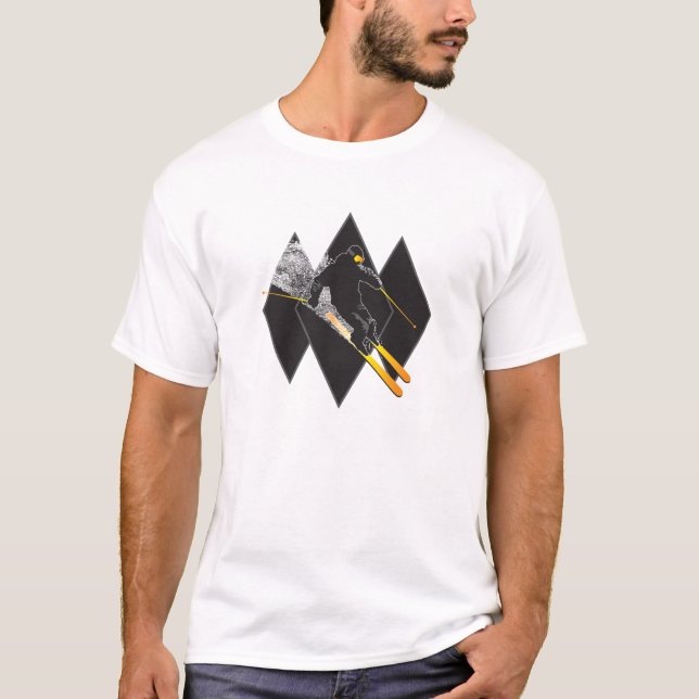 Svart diamantDudeT-tröja Tee Shirt (Framsida)