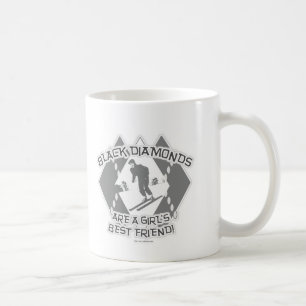 Svart diamanter kaffemugg