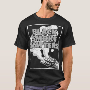 Svart diesel Smoke Matters Lyftade Lastbil Diesel T Shirt