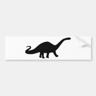 svart dinosaursymbol bildekal