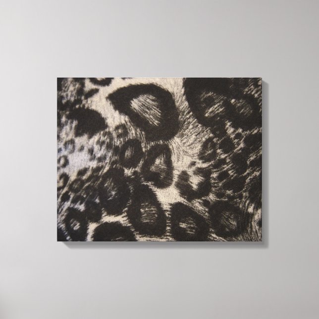 SVART DJURSKRIV CANVASTRYCK (Framsida)