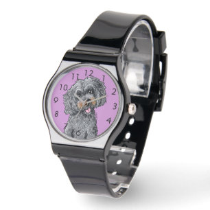 Svart DOODLEMOJI Ur Armbandsur