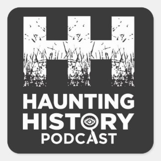 Svart dörr-Logotyp-fästdon Fyrkantigt Klistermärke