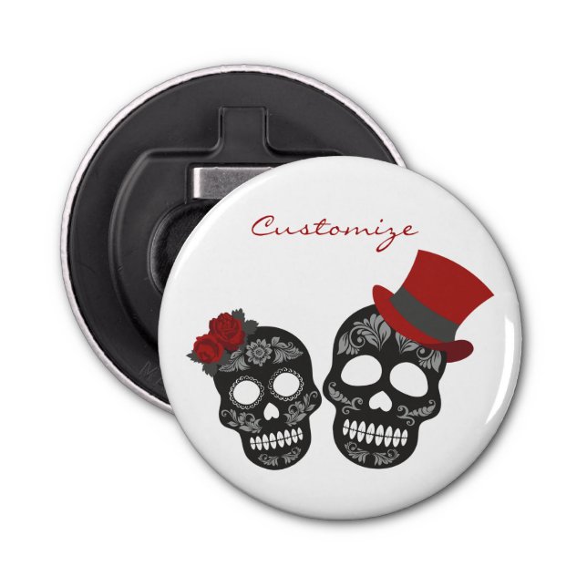 Svart döskallar Duo Thunder_Cove Flasköppnare (Framsidan)