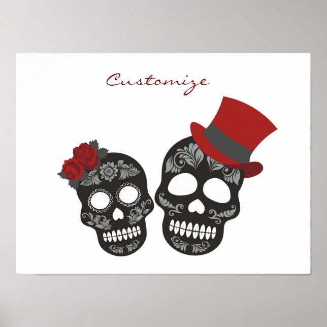 Svart döskallar Duo Thunder_Cove Poster (Framsidan)