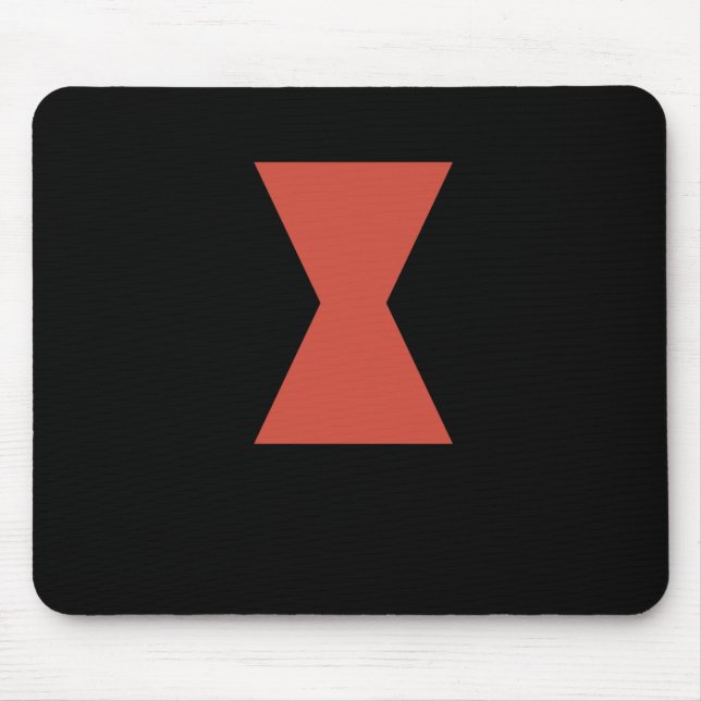 Svart dow Spider Sticker Musmatta (Framsidan)
