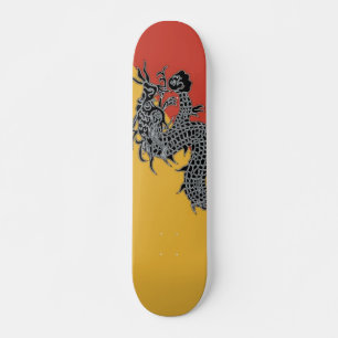 Svart Dragon Skateboard