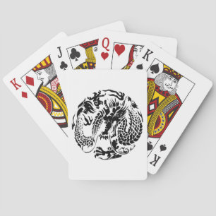Svart Dragon-uppspelningskort Spel Kort