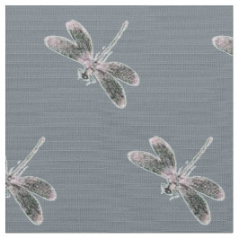 Svart Dragonfly Tyg