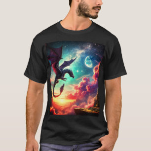 Svart Drak T Shirt