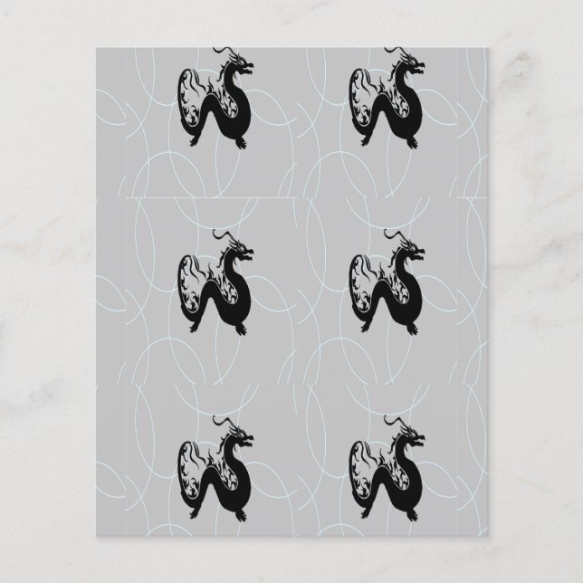 Svart drakar på grått (Framsida)