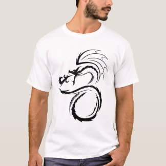 Svart drake 1 t-shirt