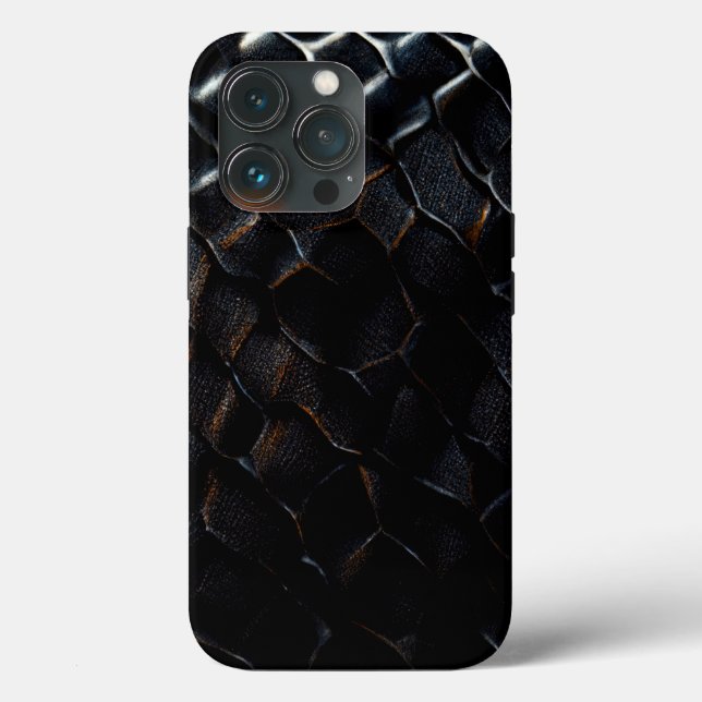Svart drake  iphone case (Baksida )